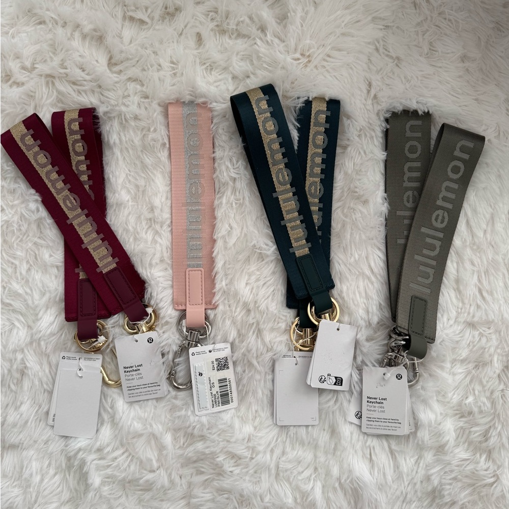 Lululemon Never Lost Keychain